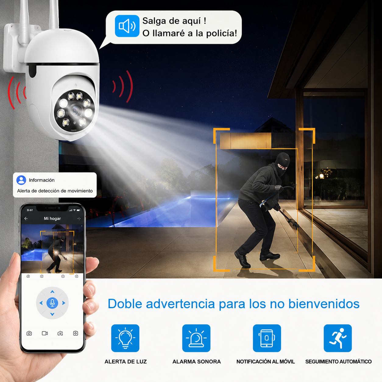 Camara de seguridad safevy